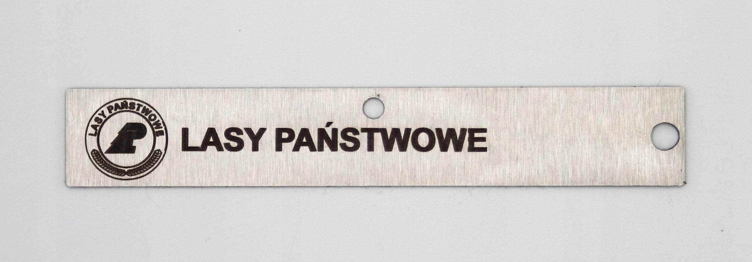 Garden plaque pendant/tag, stainless steel, Laser ENGRAVING (125x20 Brand Garden Label