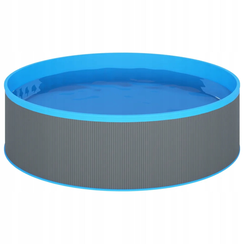 Garden pool, 350x90 cm, grey Brand VidaXL