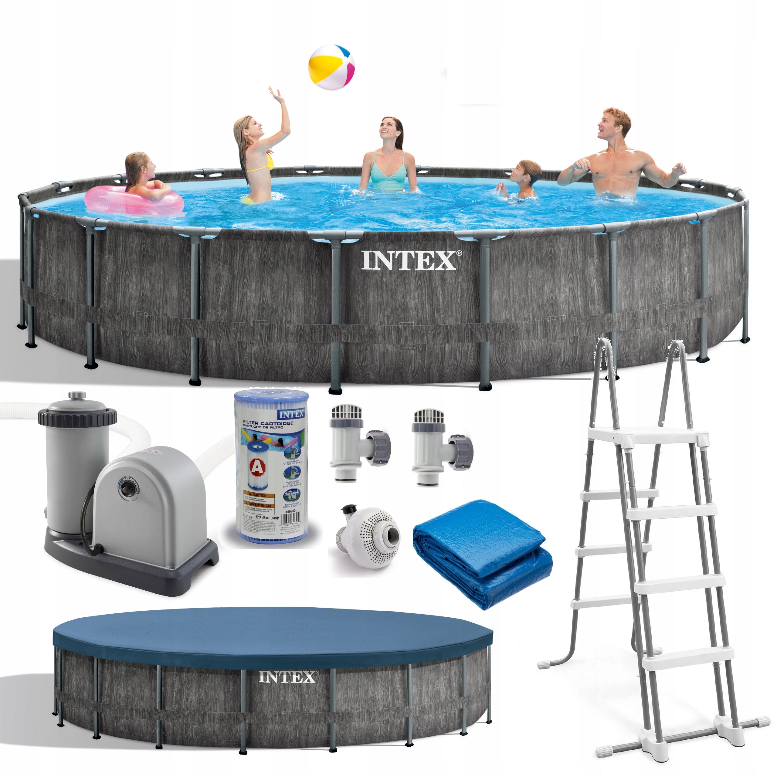 Garden pool INTEX 26744 549x122cm 21in1