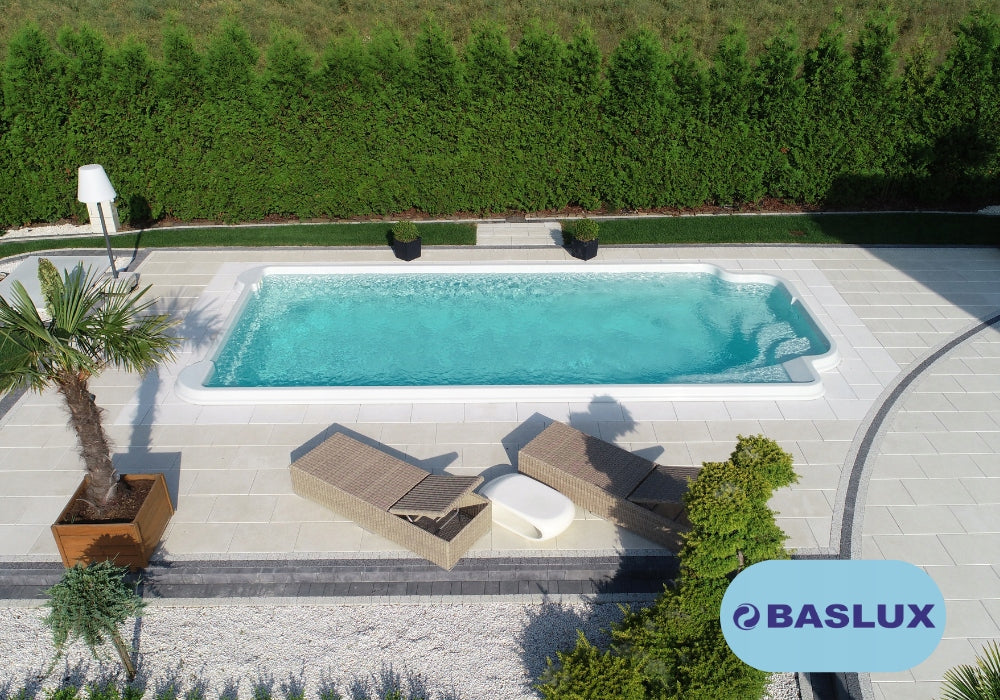 Garden pool dug in 5,00x2,80x1,35 set MANUFACTURER, PROMOTION Product width 280 cm