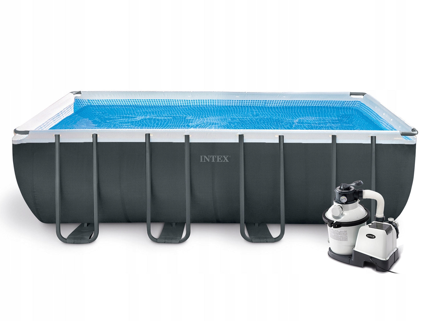 Garden pool frame SAND PUMP + SAND 549x274cm INTEX MODEL 2026 Packaging status original