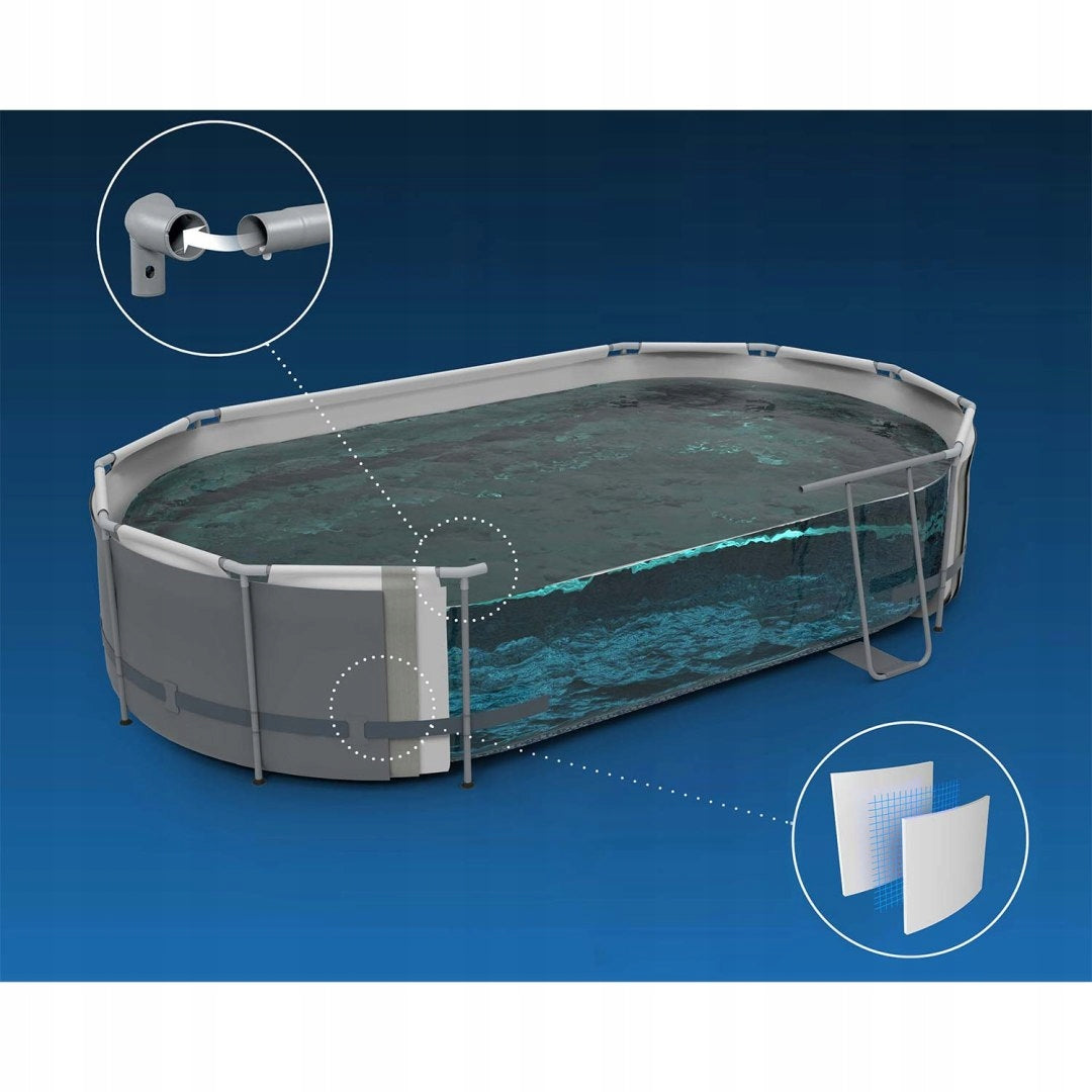 Garden pool rack 549 x 274 x 122 cm 12in1 Bestway 56710 Brand Bestway