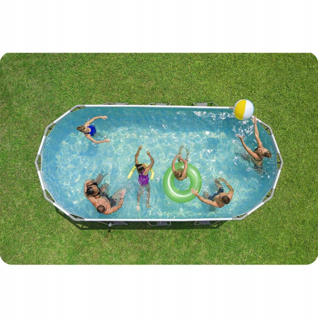 Garden pool rack 549 x 274 x 122 cm 12in1 Bestway 56710 Shape rectangular