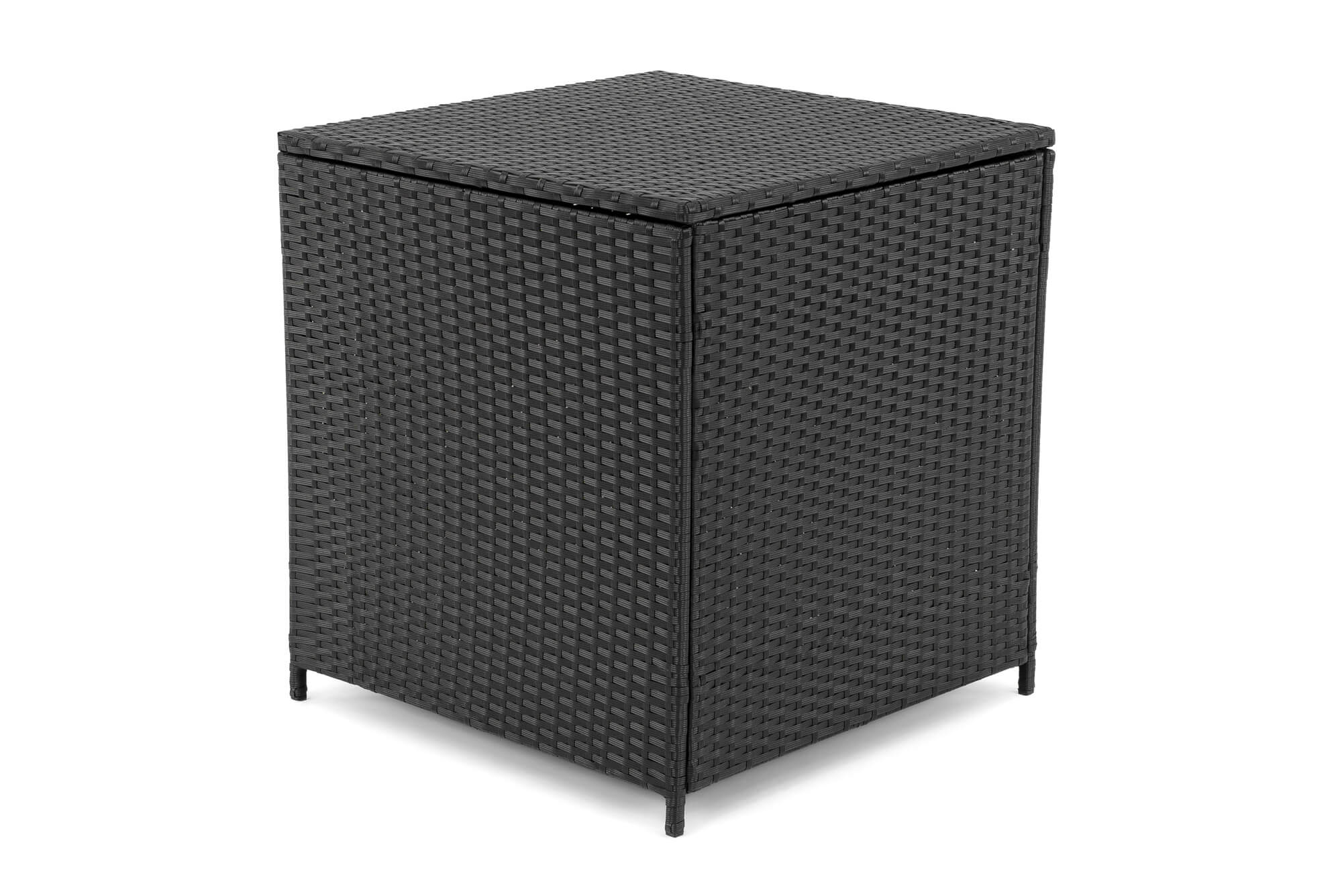 Garden set for garden MARSEILLE 8 rattan black cushions grey Number of items in the set 6