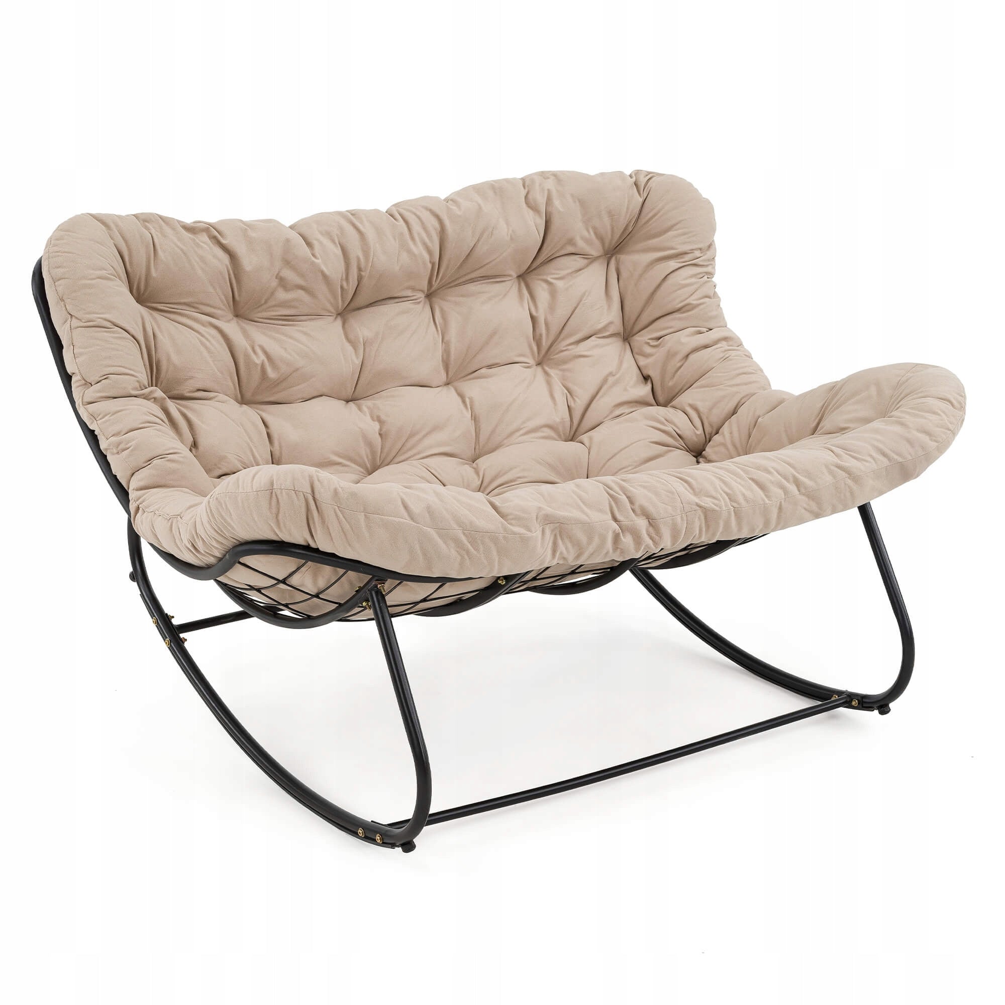 Garden sofa, rocking chair, beige pillows #12B Packaging status original
