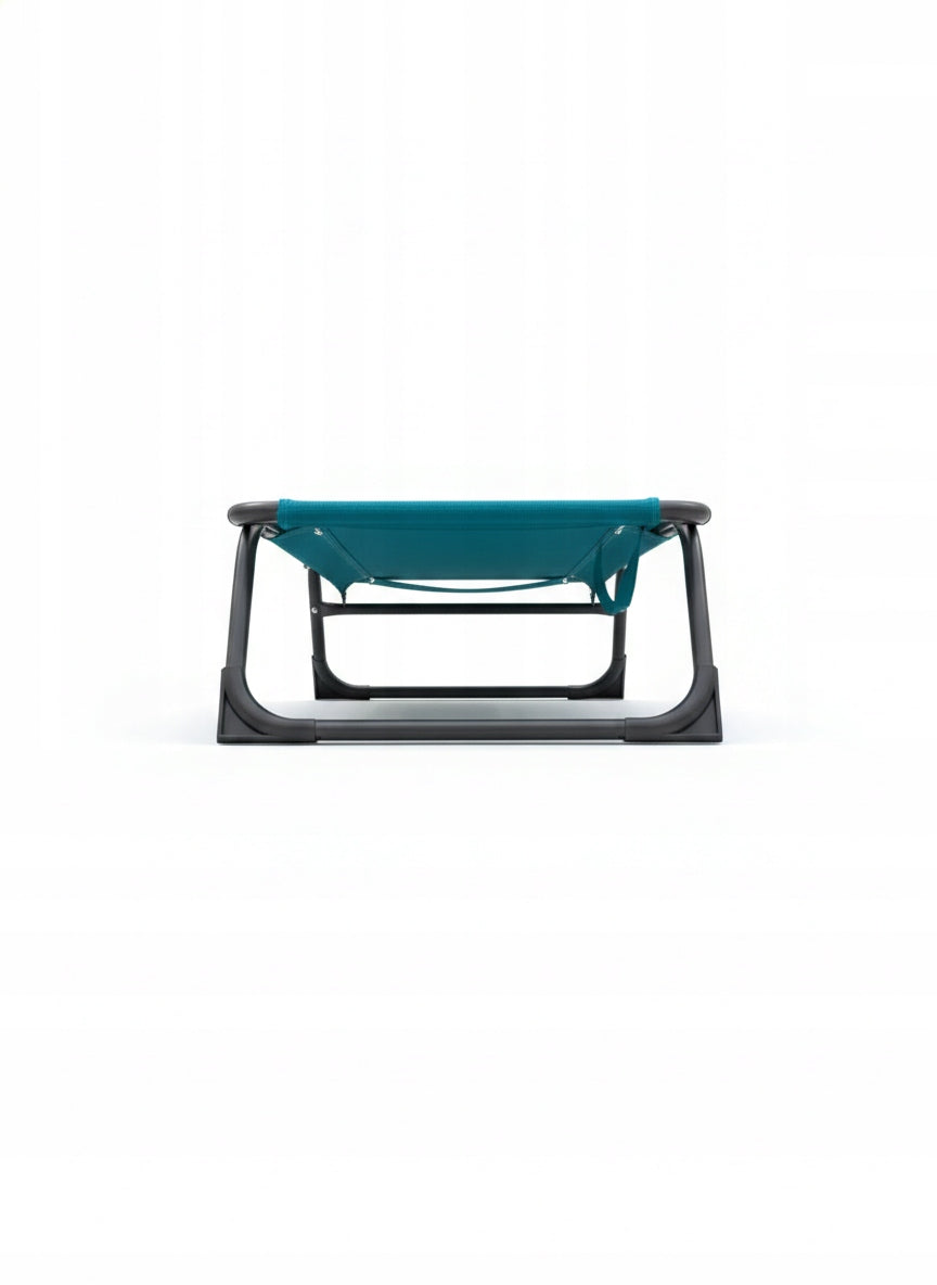 Garden sun lounger adjustable stable blue 188x55x28cm 120kg Frame material steel