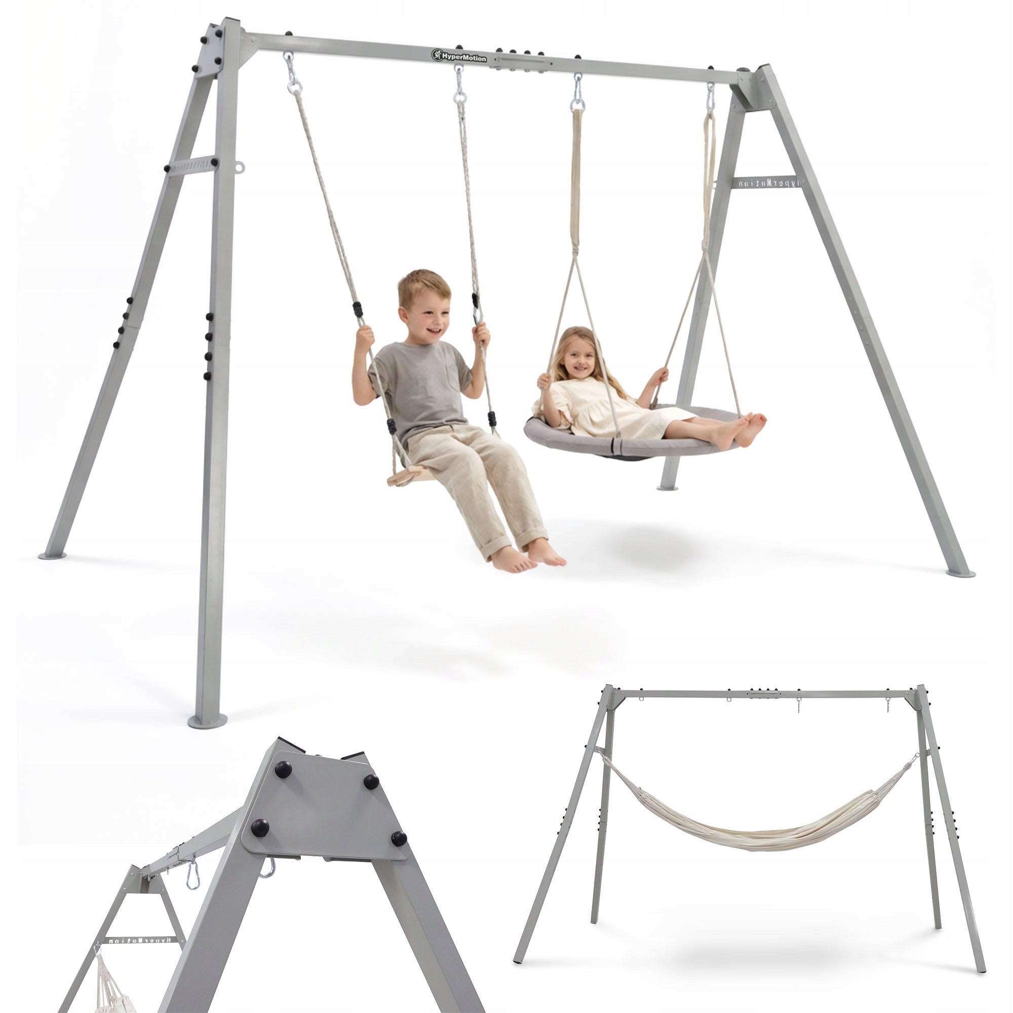 Garden swing 3in1 HyperMotion nest hammock set