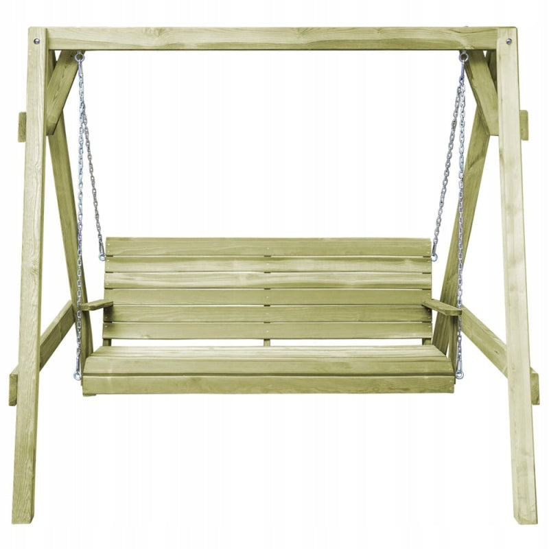 Garden swing, FSC impregnated wood, 215x171x180 cm