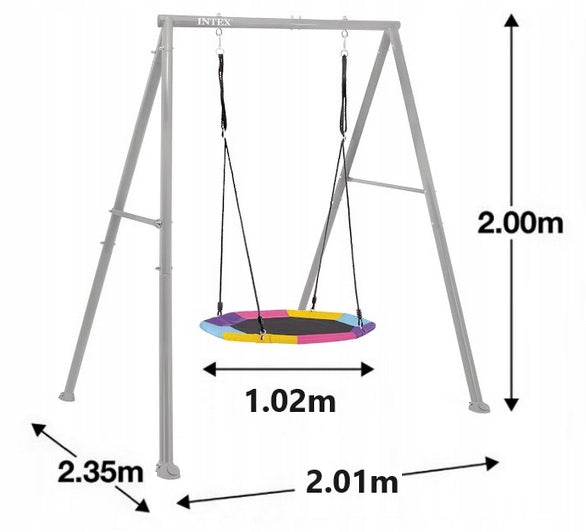 Garden swing stork nest INTEX PLAYGROUND FOR CHILDREN 102x102cm Manufacturer Intex