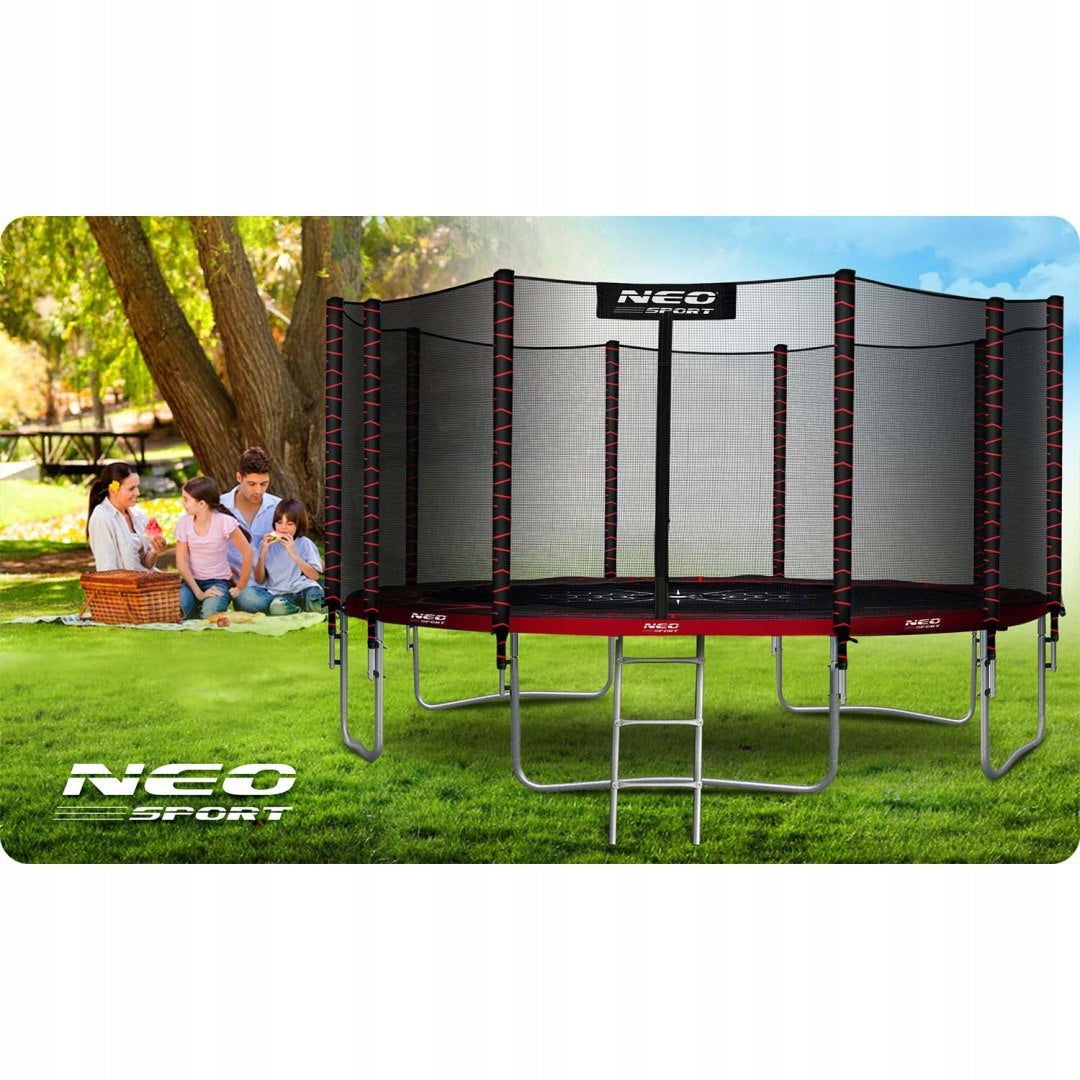 Garden trampoline 15ft/465cm with outdoor net and ladder Neo-Sport Character/Title none