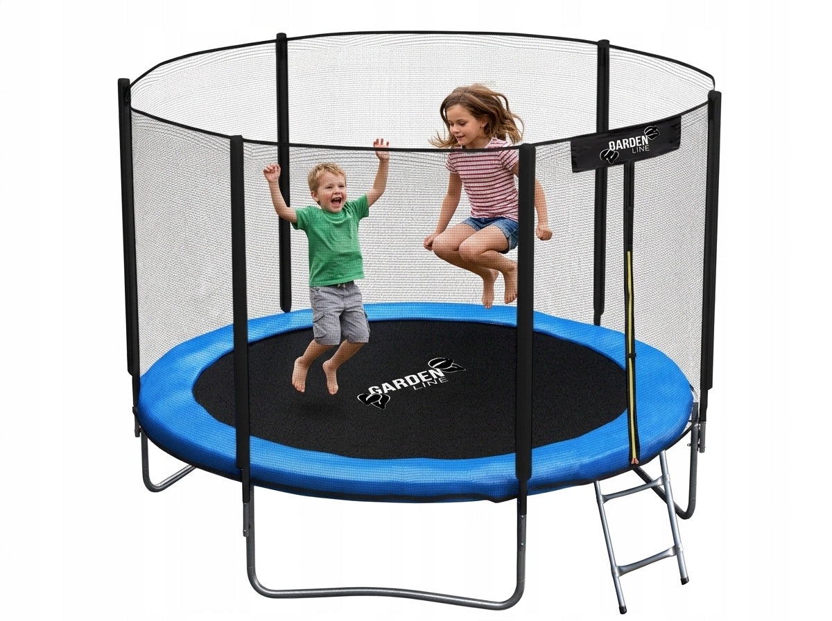 Garden trampoline 312 cm 10FT GardenLine net ladder 150kg Manufacturer code TRA9870