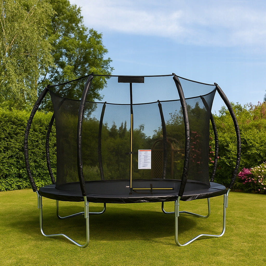 Garden trampoline 366 cm Premium 150kg Ladder Brand no brand