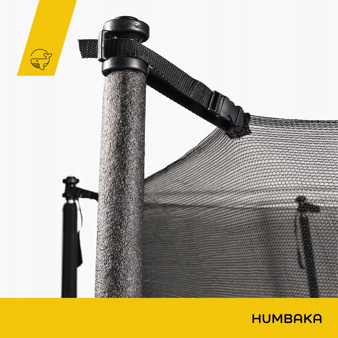 Garden trampoline HUMBAKA 244 cm Ladder Mesh Number of bars 6 pcs
