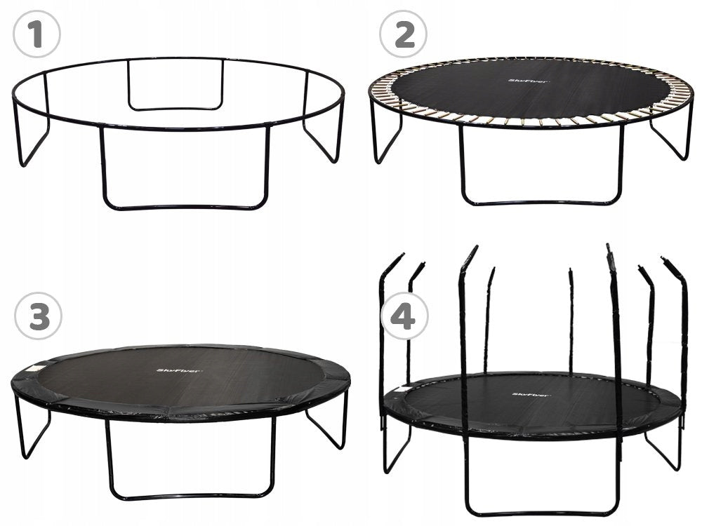 Garden trampoline SkyFlyer + ladder 14FT 426cm Manufacturer code TR0036