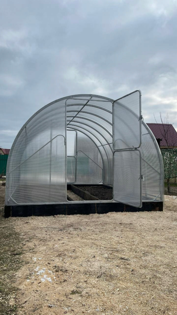 Garden tunnel greenhouse polycarbonate 6mm WOLA PRO 3x10m profile 20x40mm