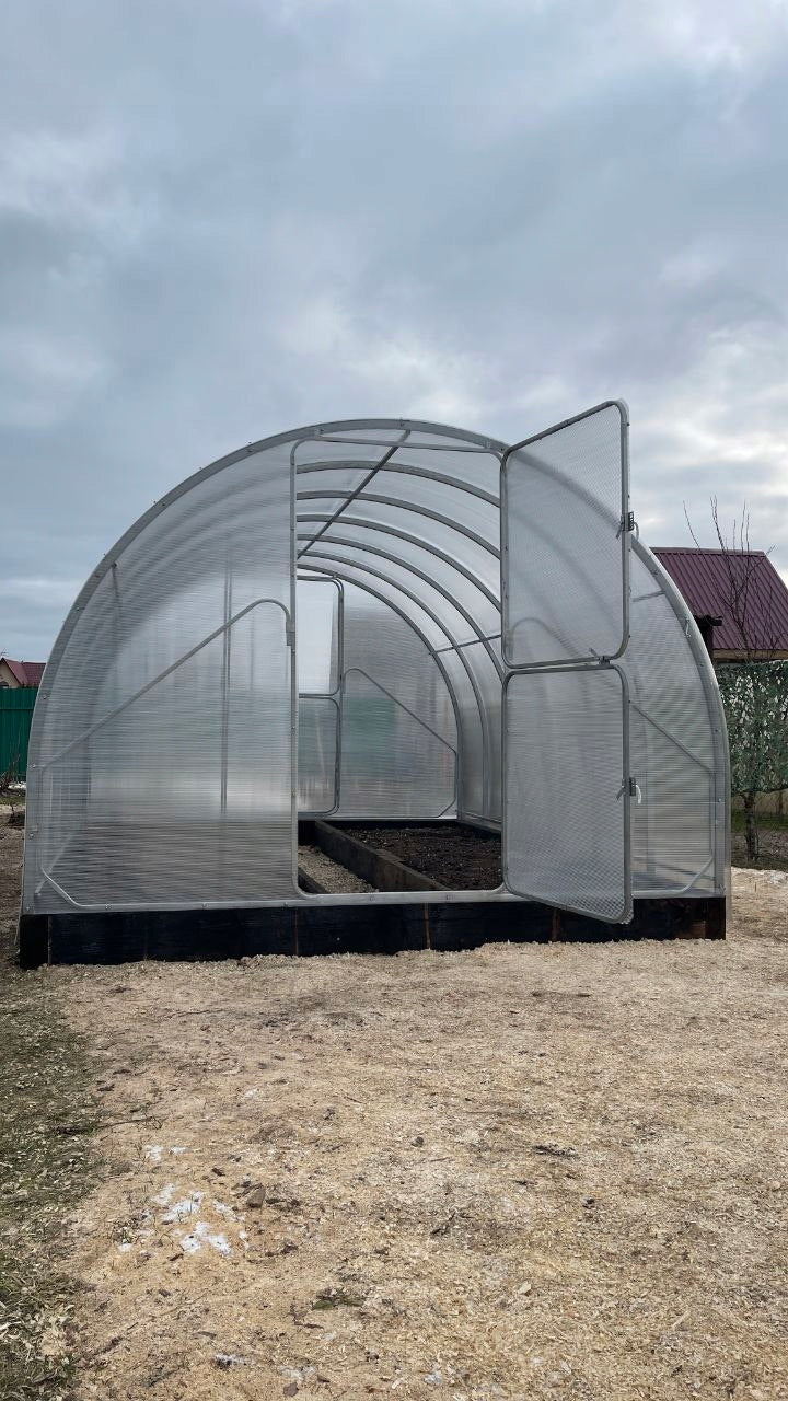 Garden tunnel greenhouse polycarbonate 6mm WOLA PRO 3x6m profile 20x40mm