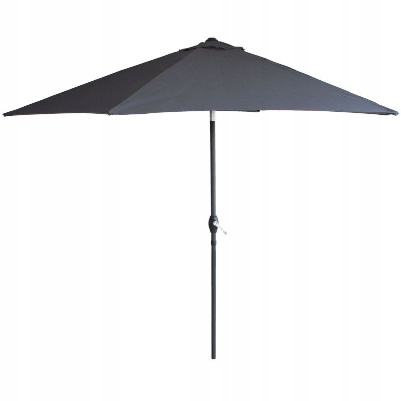 Garden umbrella 300 cm XXL broken LARGE BALCONY TERRACE GARDEN grey SOLID Diameter/width 300 cm