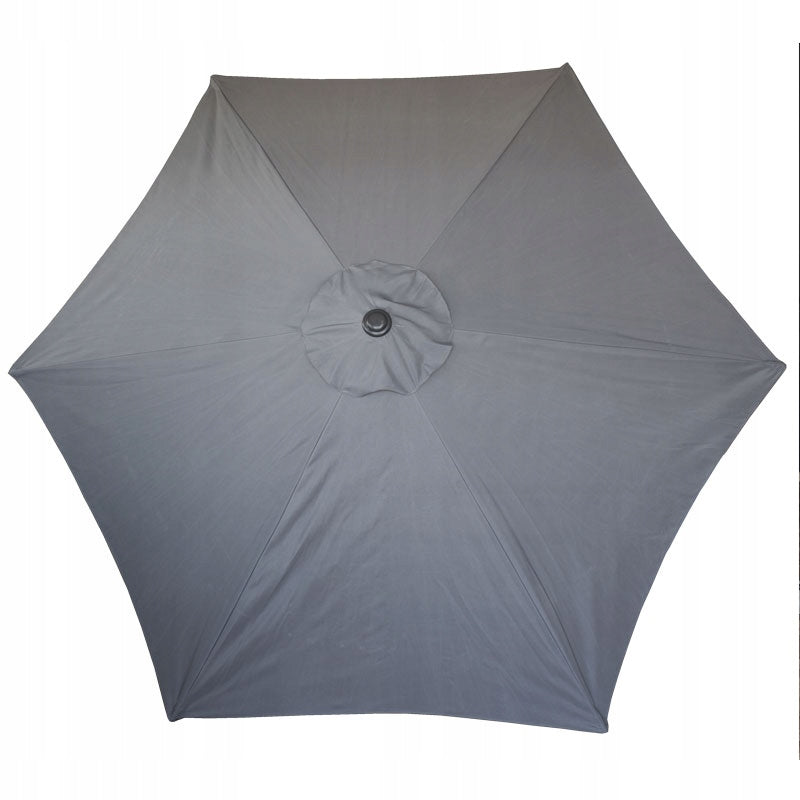 Garden umbrella 300 cm XXL broken LARGE BALCONY TERRACE GARDEN grey SOLID Product height 240 cm
