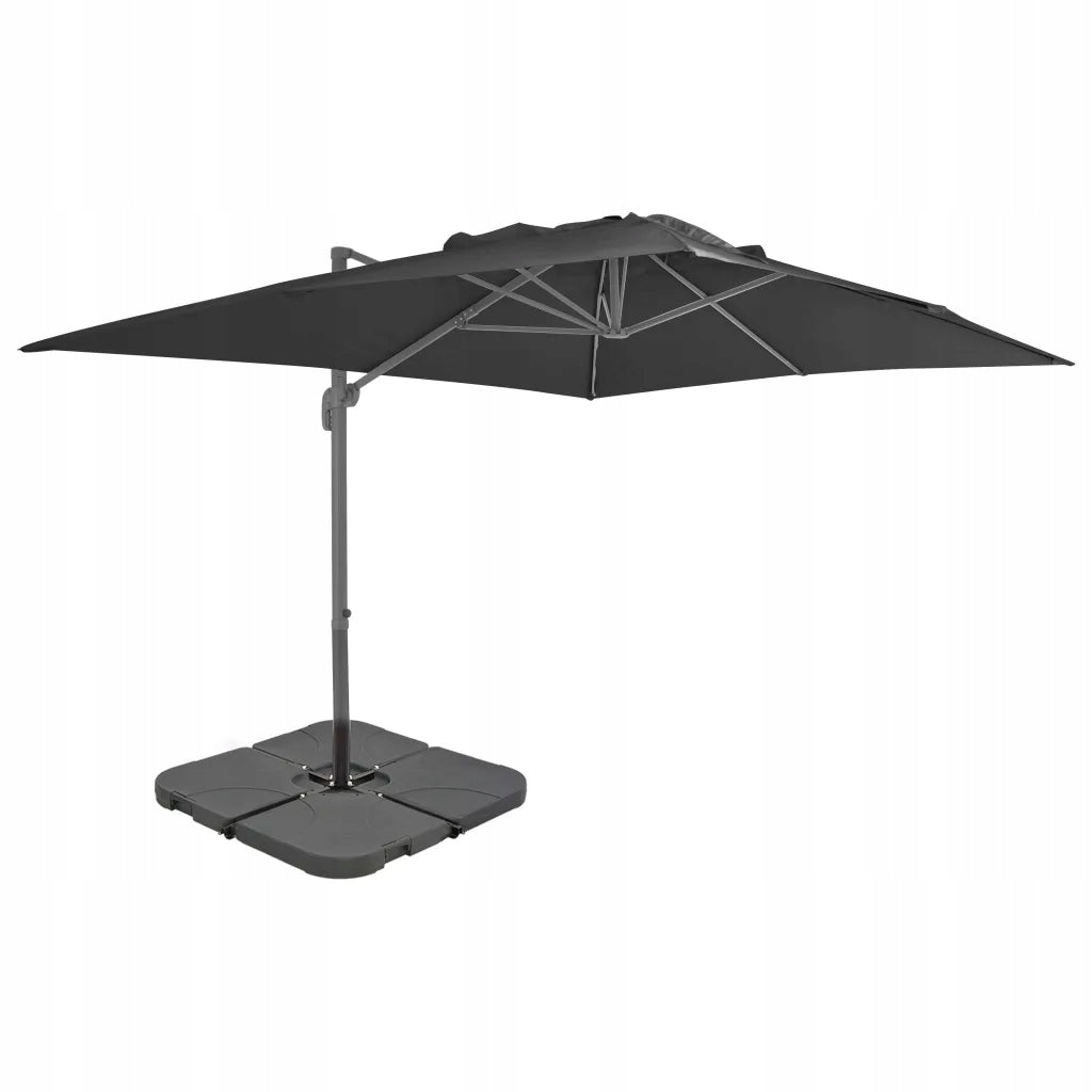Garden umbrella aluminium 4x3x2,68m anthracite