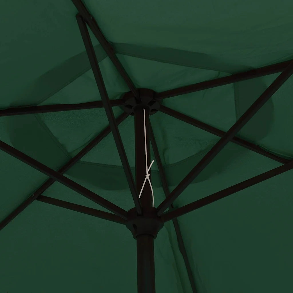 Garden umbrella, green, 3 m Product weight with unit packaging 14 kg