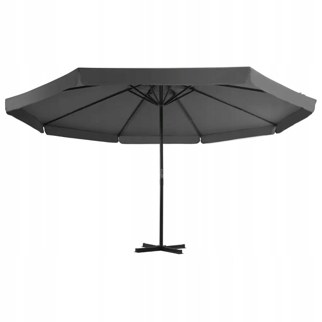 Garden umbrella on aluminium post, 500 cm, anthracite Color other
