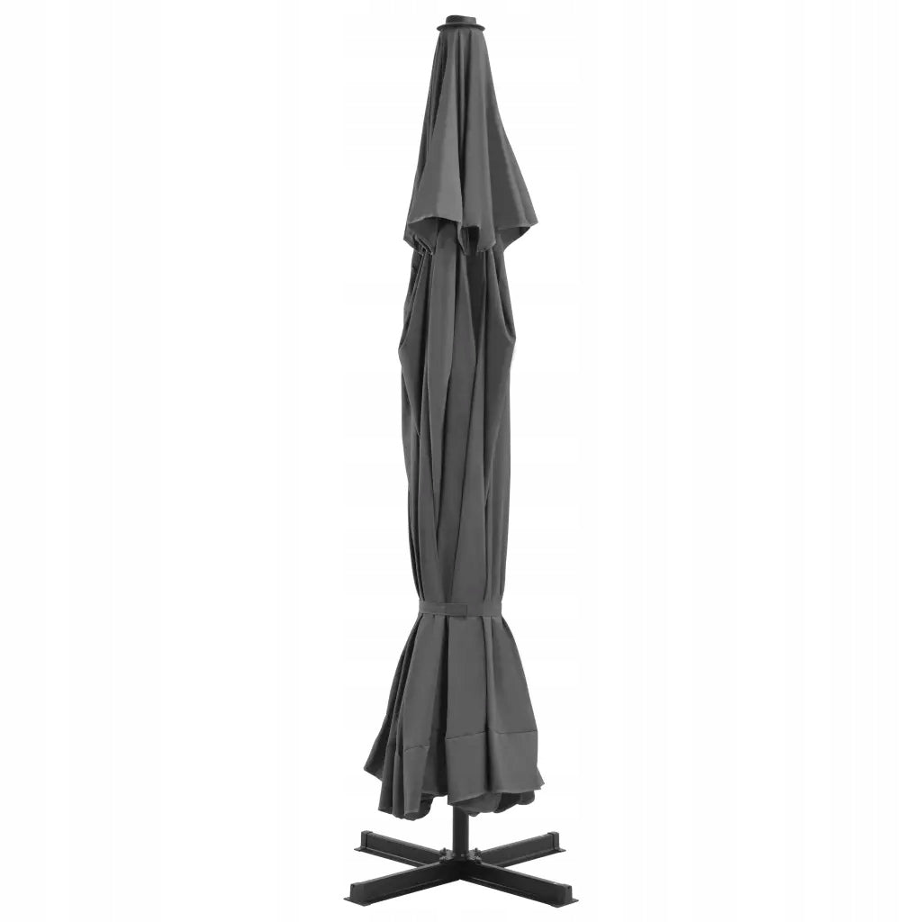 Garden umbrella on aluminium post, 500 cm, anthracite Manufacturer VidaXL