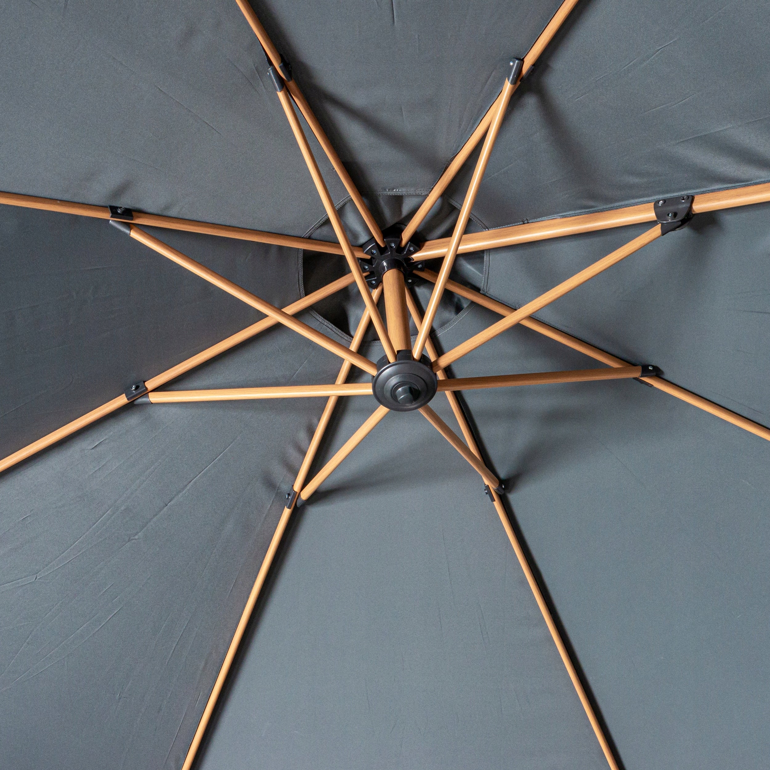 Garden umbrella on boom ROMA 300 cm anthracite Large folding Manufacturer code ROMASANTRACYT