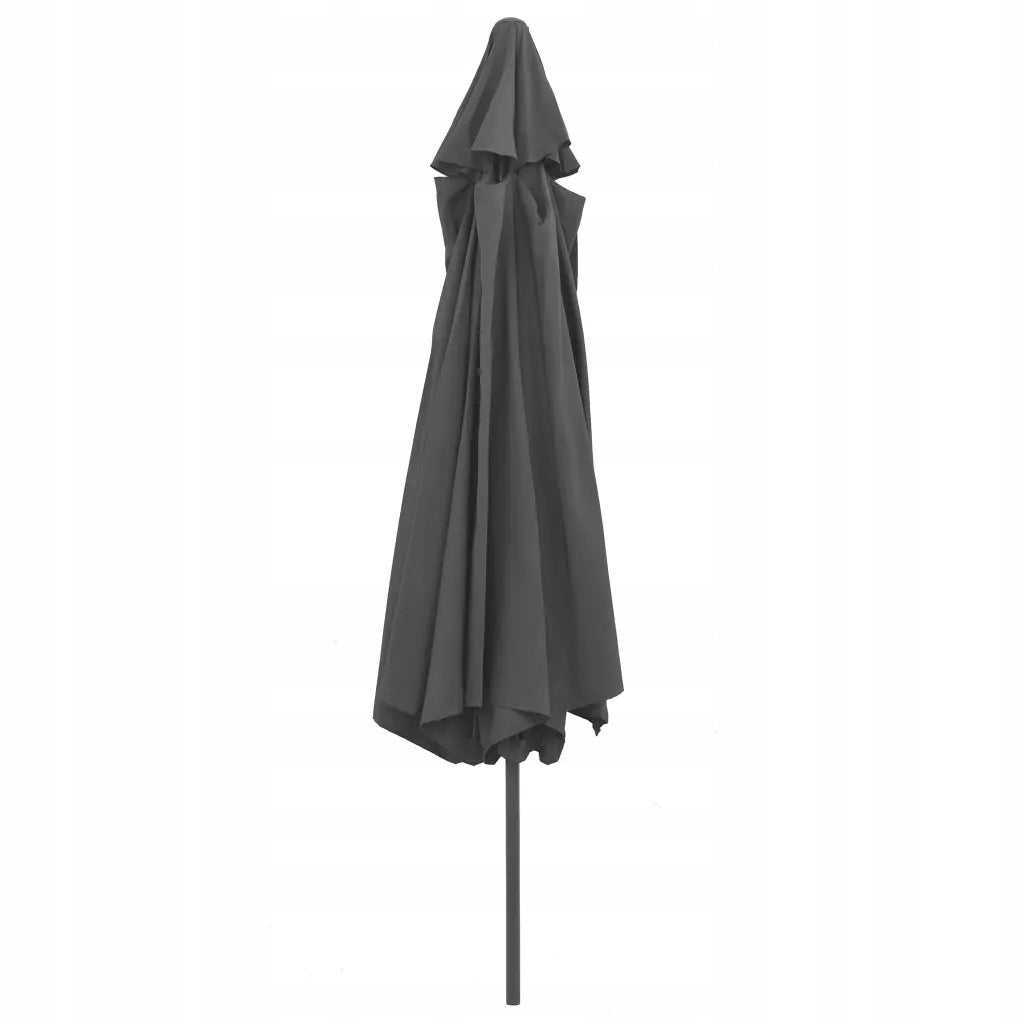 Garden umbrella on metal post, 390 cm, ant Diameter/width 400 cm