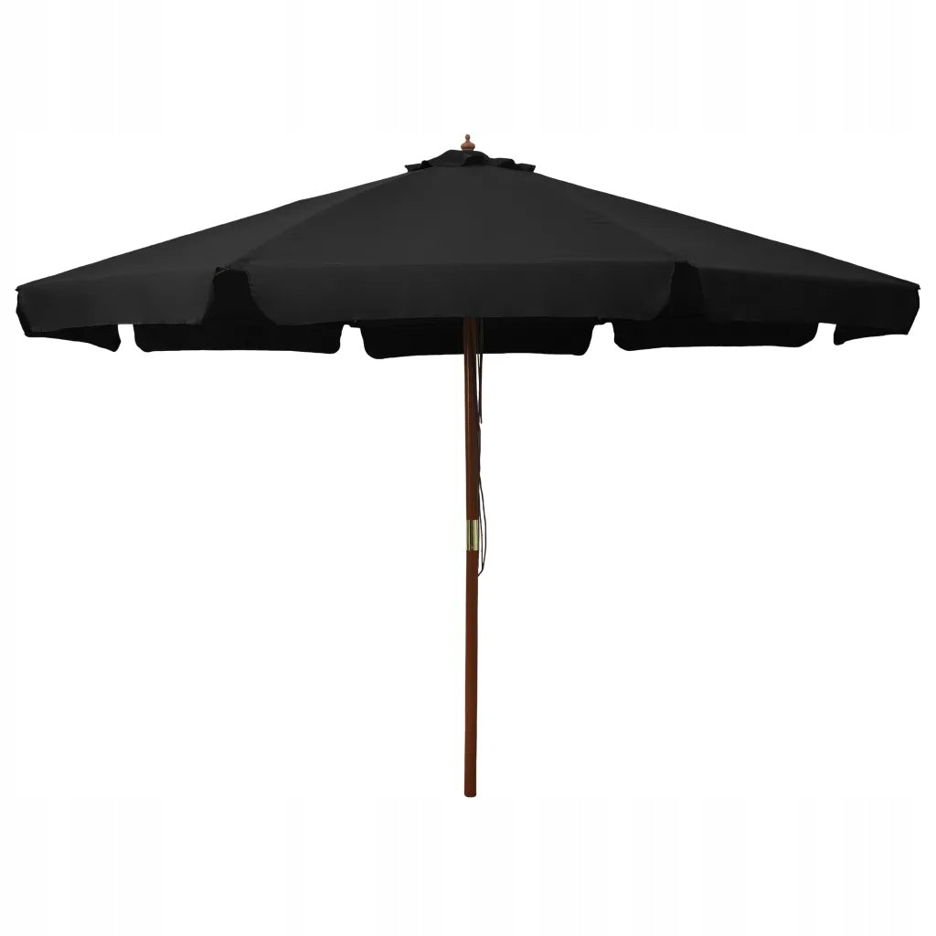 Garden umbrella on wooden post, 330 cm, cz
