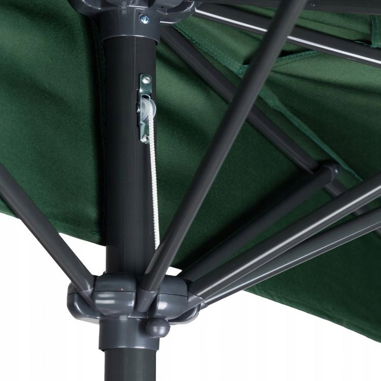 Garden umbrella semi-umbrella wall for terrace 2,7 m green MultiGarden Color green