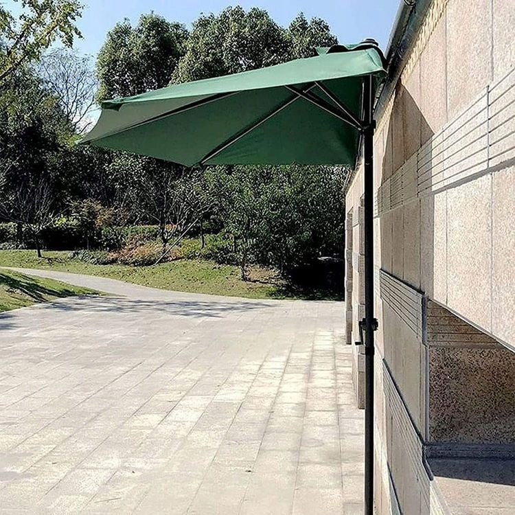 Garden umbrella semi-umbrella wall for terrace 2,7 m green MultiGarden Product height 240 cm