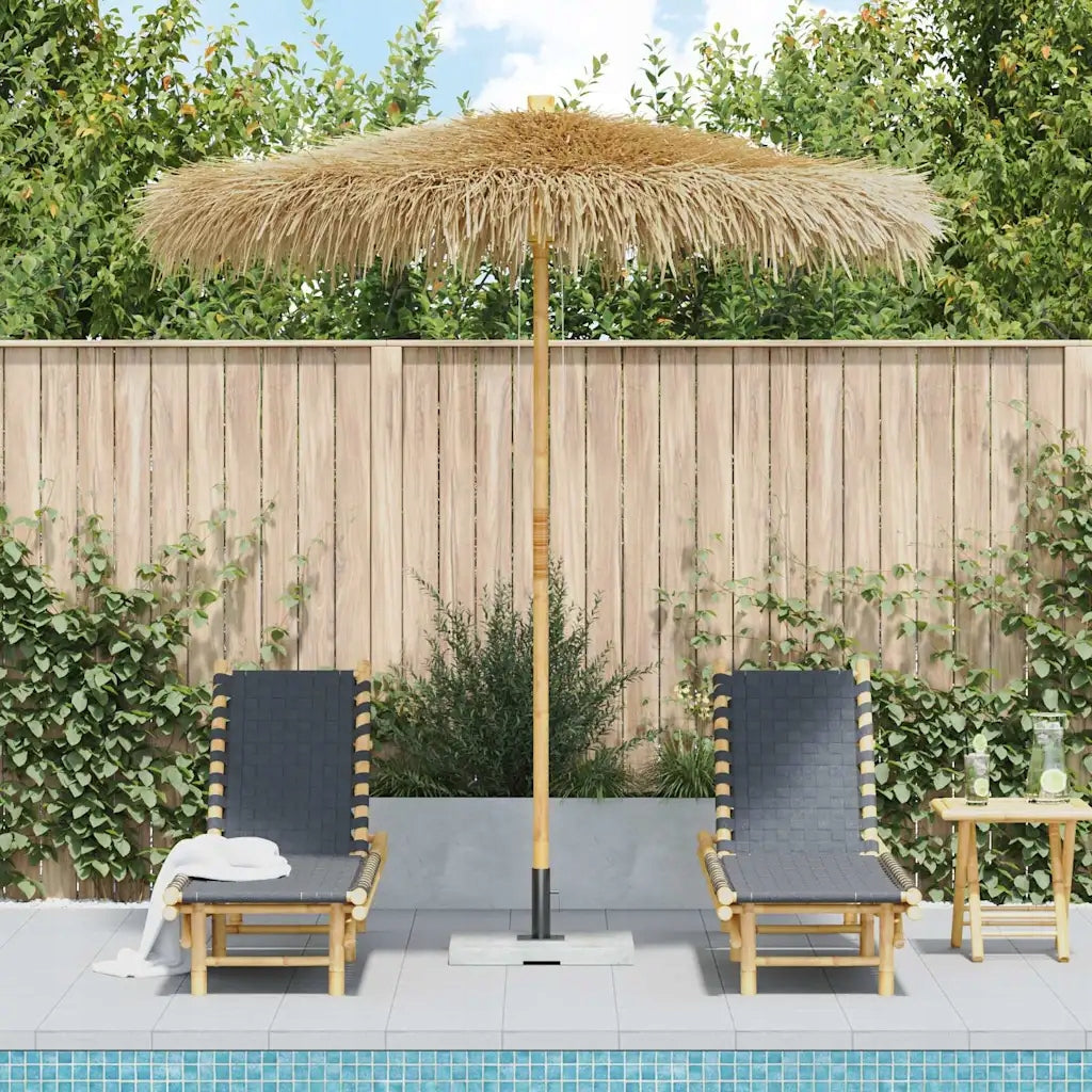 Garden umbrella with bamboo and banana leaves, 270 cm Manufacturer VidaXL
