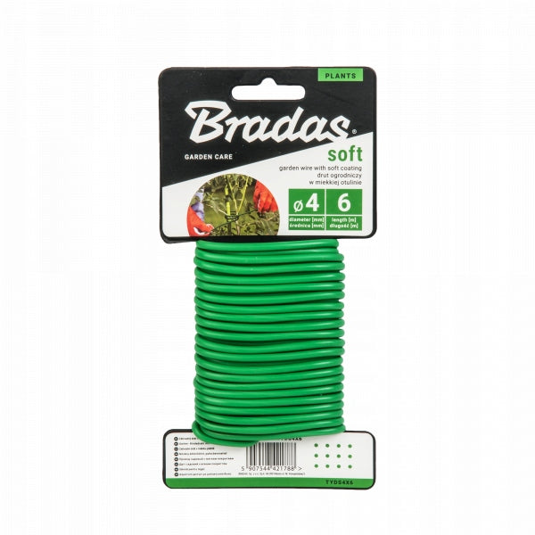 Garden wire SOFT 4mm x 6m BRADAS TYDS4X6