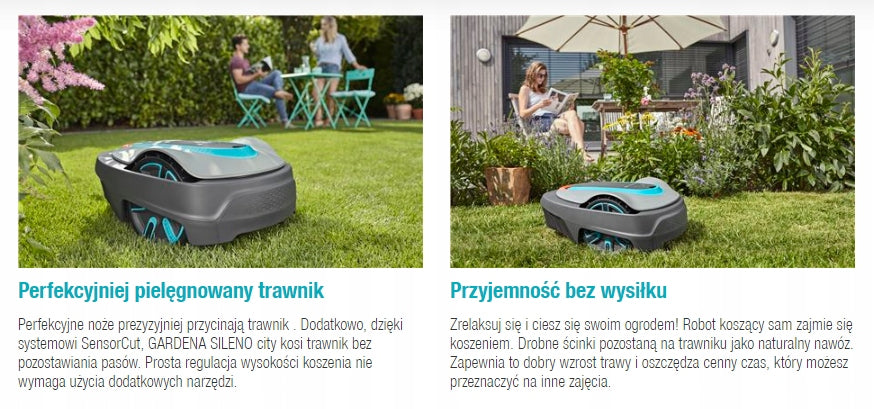 Gardena Sileno City 500 15002-32 Mowing Robot Series Sileno Life