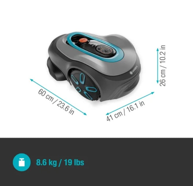 Gardena robotic mower SILENO PRO 400 new model with edge trimming Manufacturer code 19801