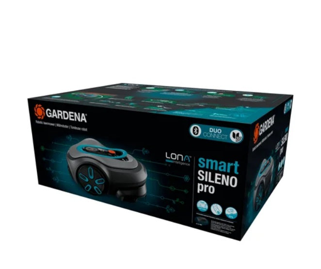 Gardena robotic mower SILENO PRO 400 new model with edge trimming Series Gardena system 18V