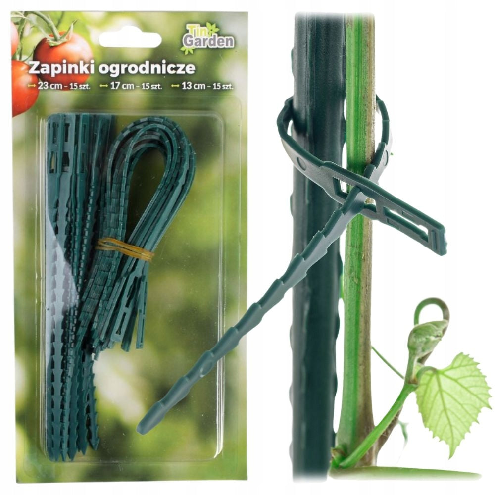 Gardening Clamps for Plant Flowers Tritites Clamp Bands 45pcs.