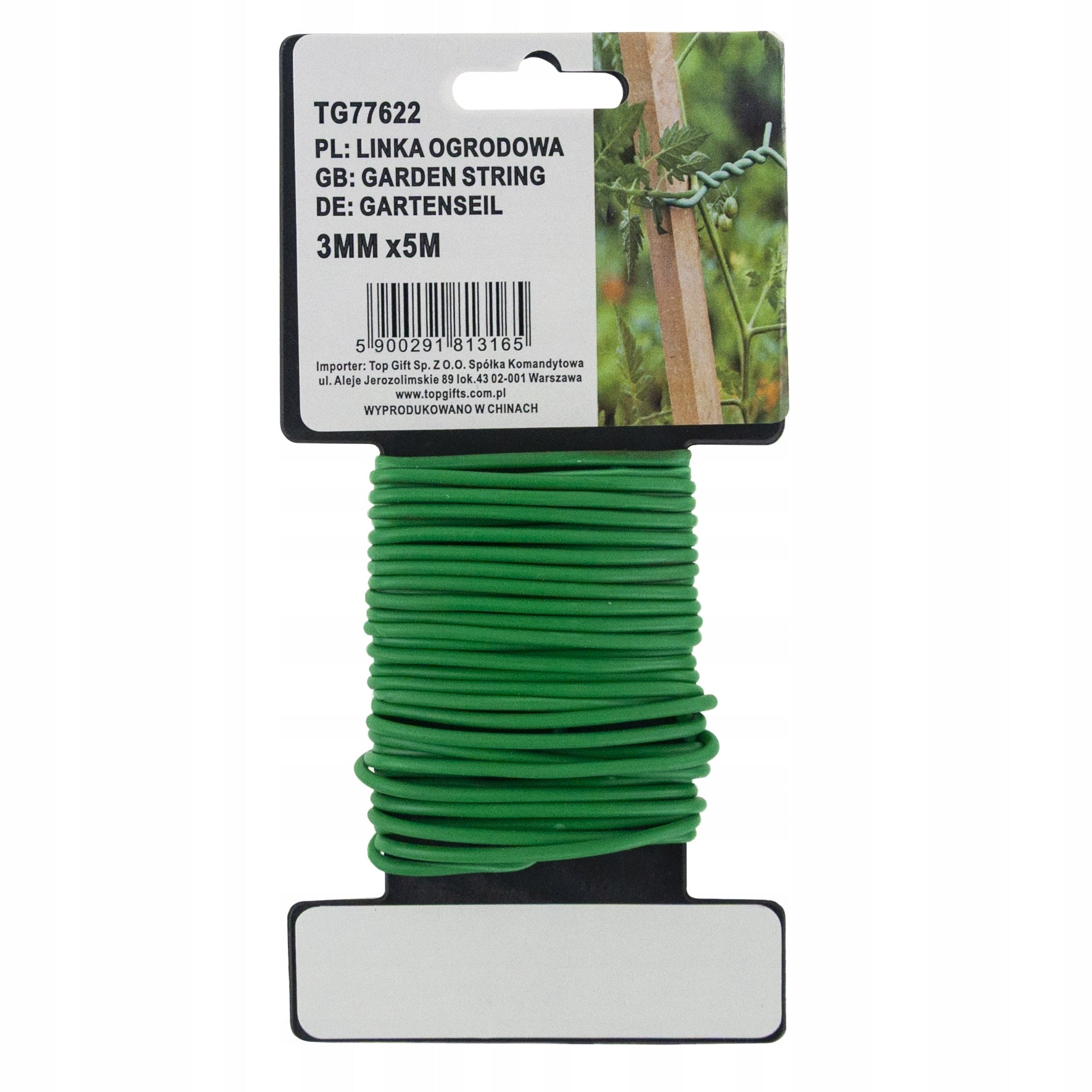 Gardening Wire, NURSERY ORCHARD Cable 5M 3mm COATED GARTER EAN (GTIN) 5906186715545