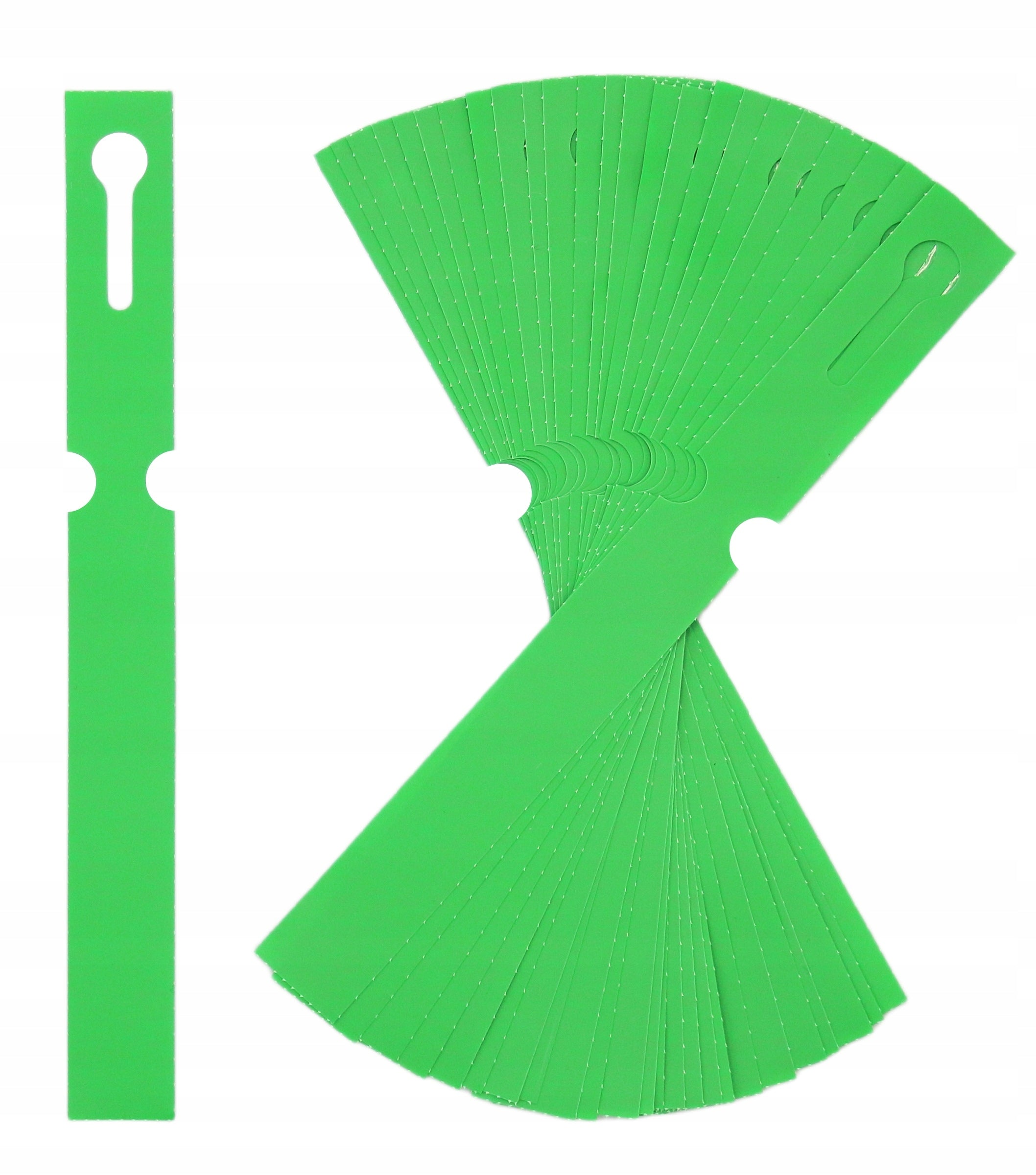 Gardening/orchard loop labels GREEN 160x17mm(17x160) 12pcs