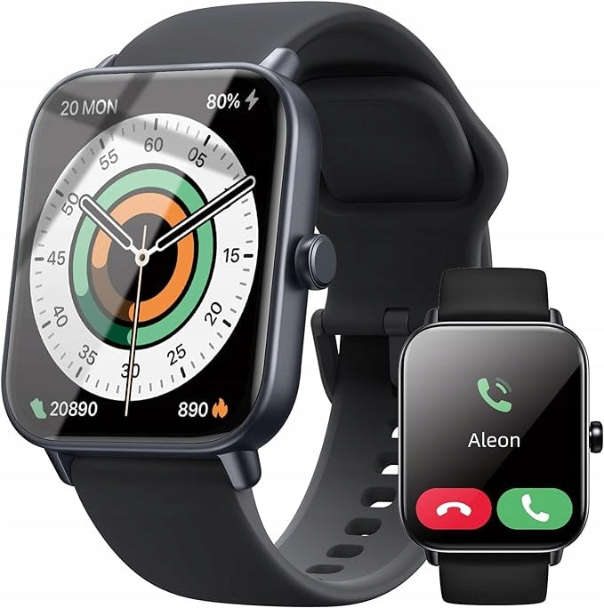 Gardien Smartwatch 1.8" with phone, Alexa, SpO2 and 100+ sports