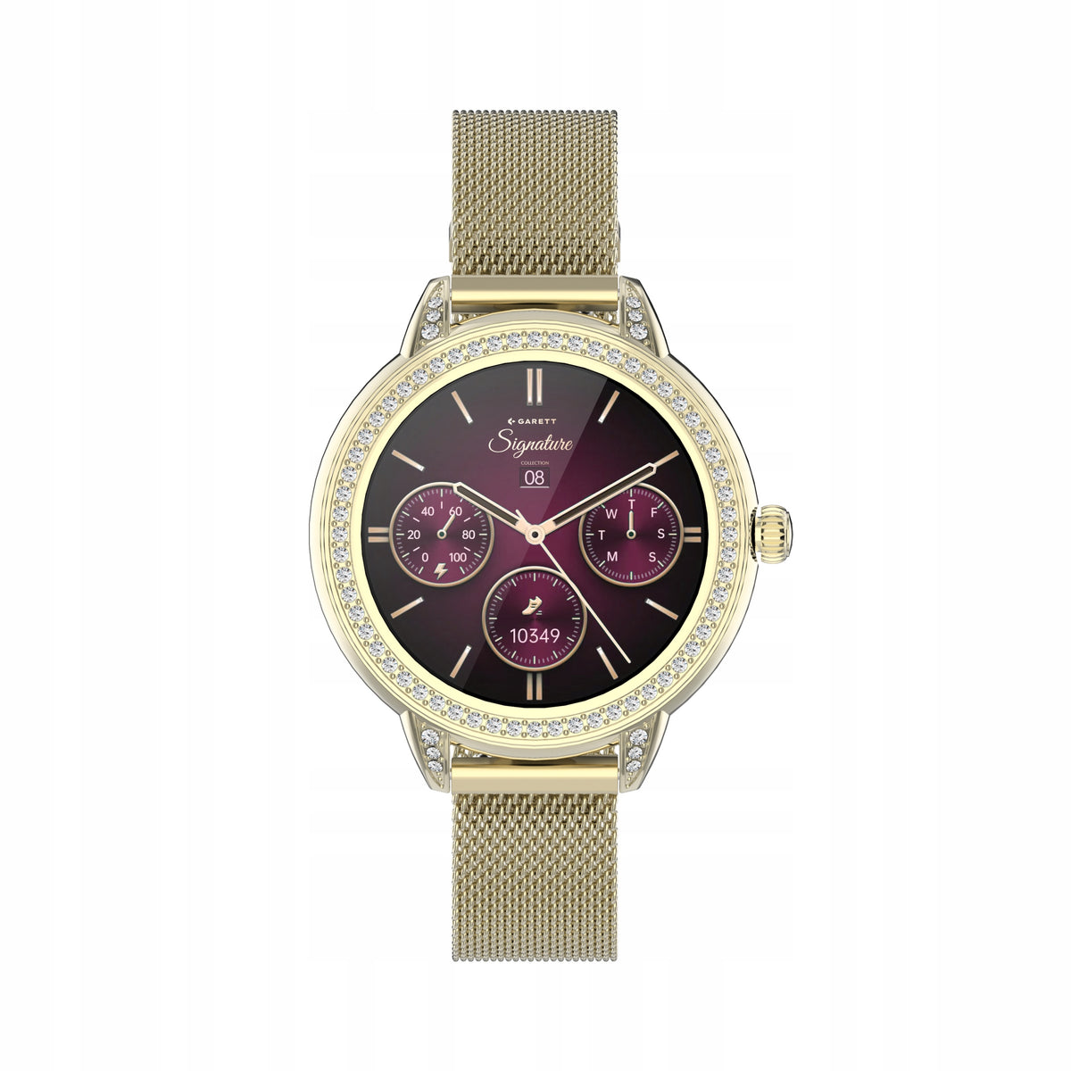 Garett Stella gold mesh AMOLED 1.1 Always On Display Bluetooth smartwatch Manufacturer code 5904238485125