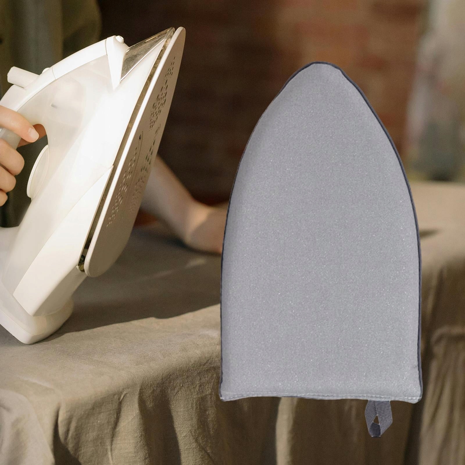 Garment Steamer Ironing Glove Mini Hanging Ironing Board Garment grey