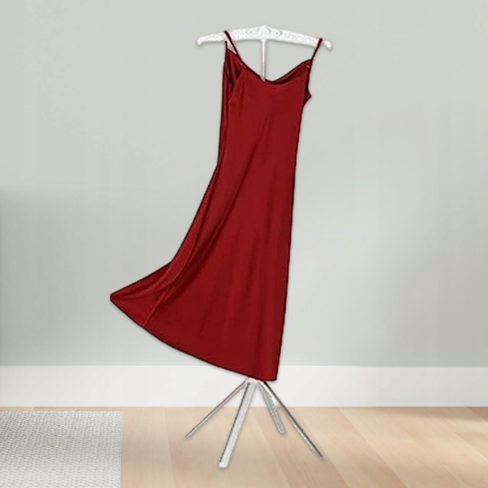 Garment Steamer Stand Clothes T Shirt Display Stand Metal Adjustable White