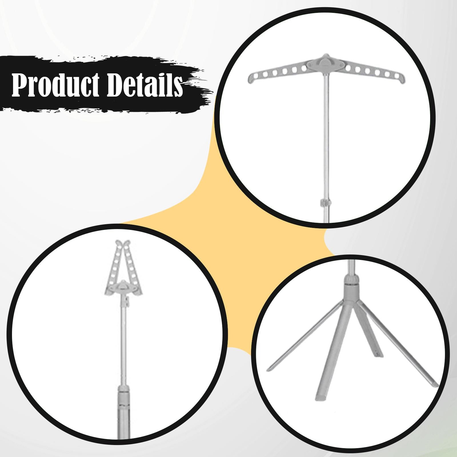 Garment Steamer Stand Garment Rack Clothes Drying Rack, Clothes Grey Brand no brand