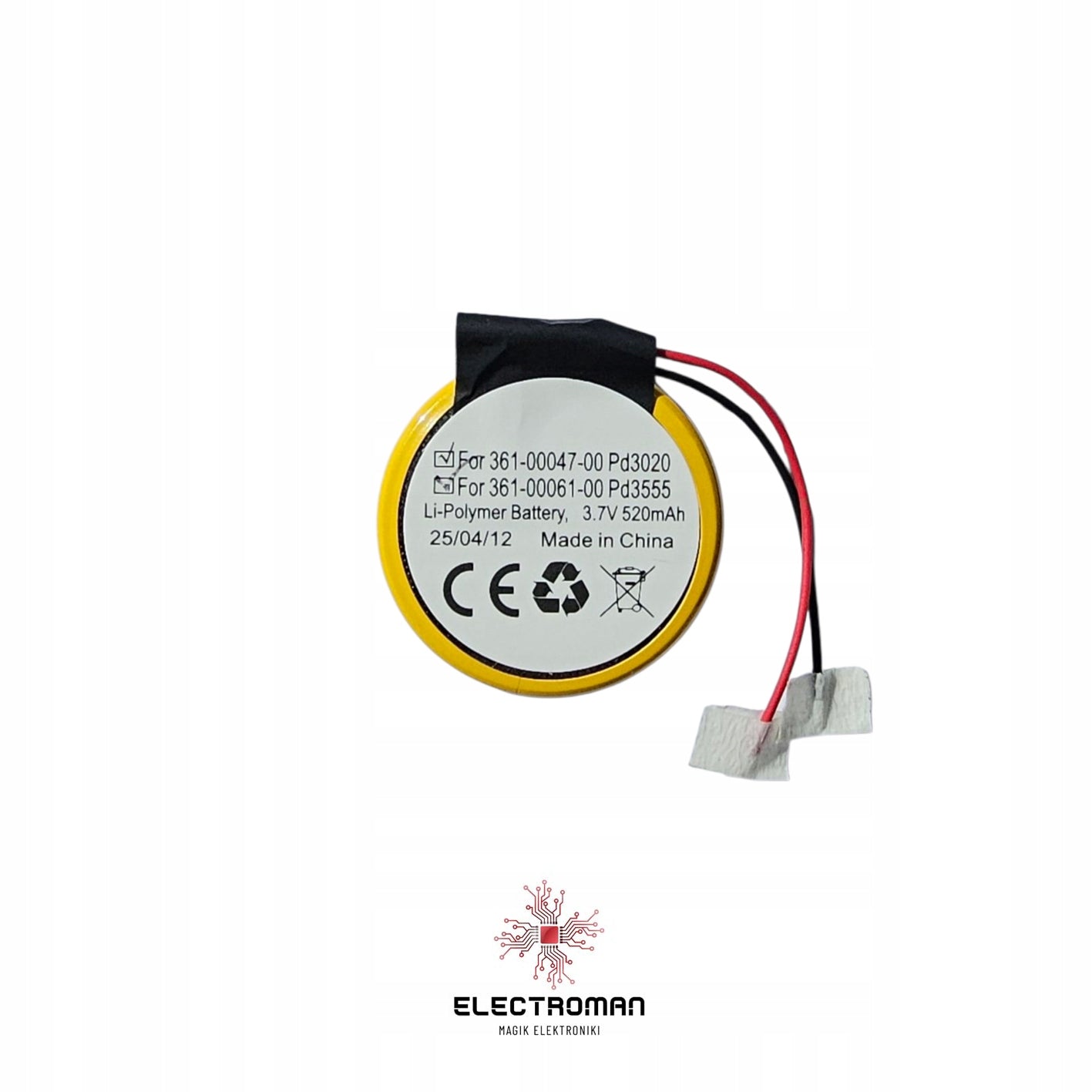 Garmin Battery 361-00047-00 /61-00 /64-00 520mAh Forerunner/Approach Packaging status original