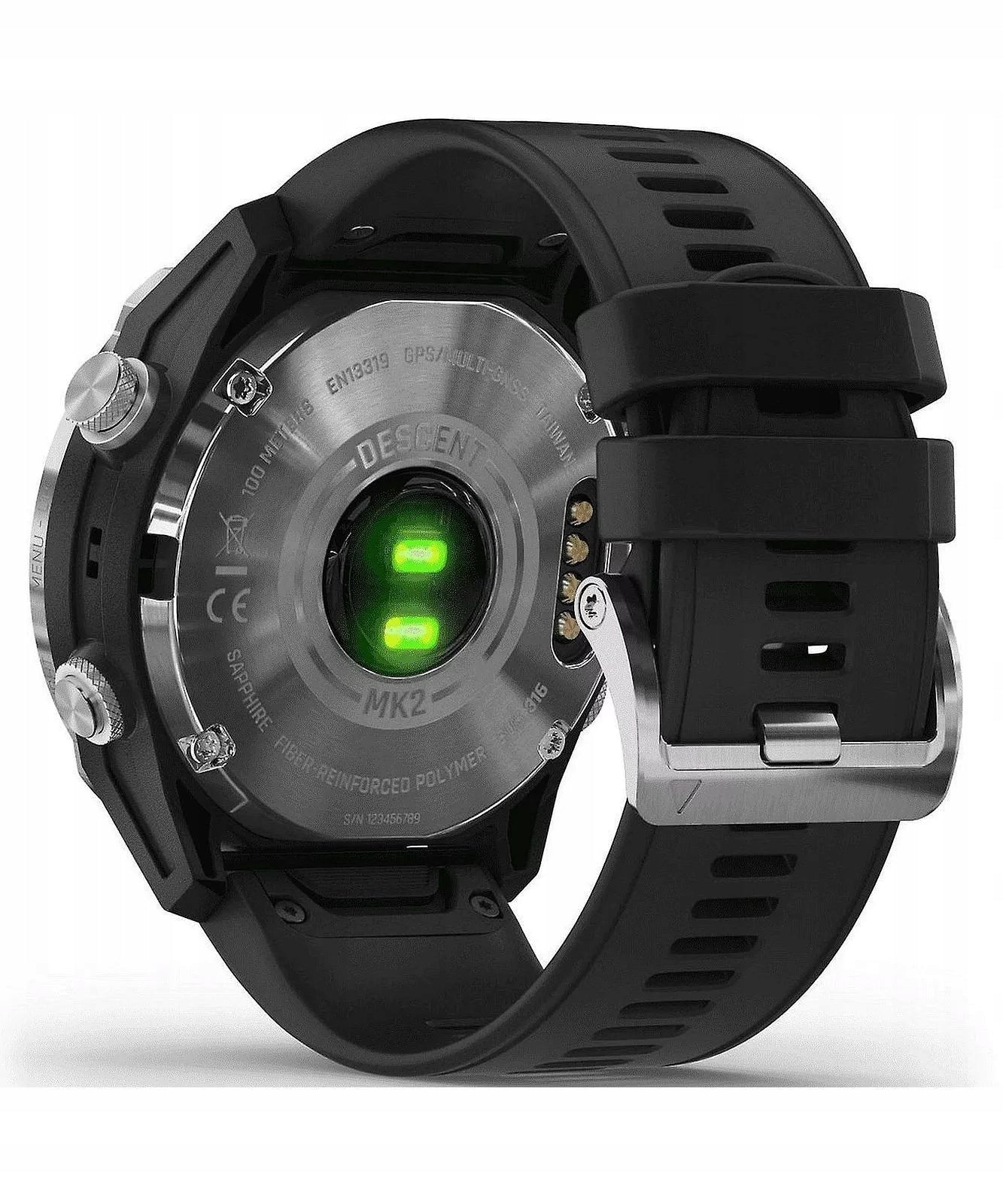 Garmin Descent Mk2 Stainless Steel with Black Band Packaging status original