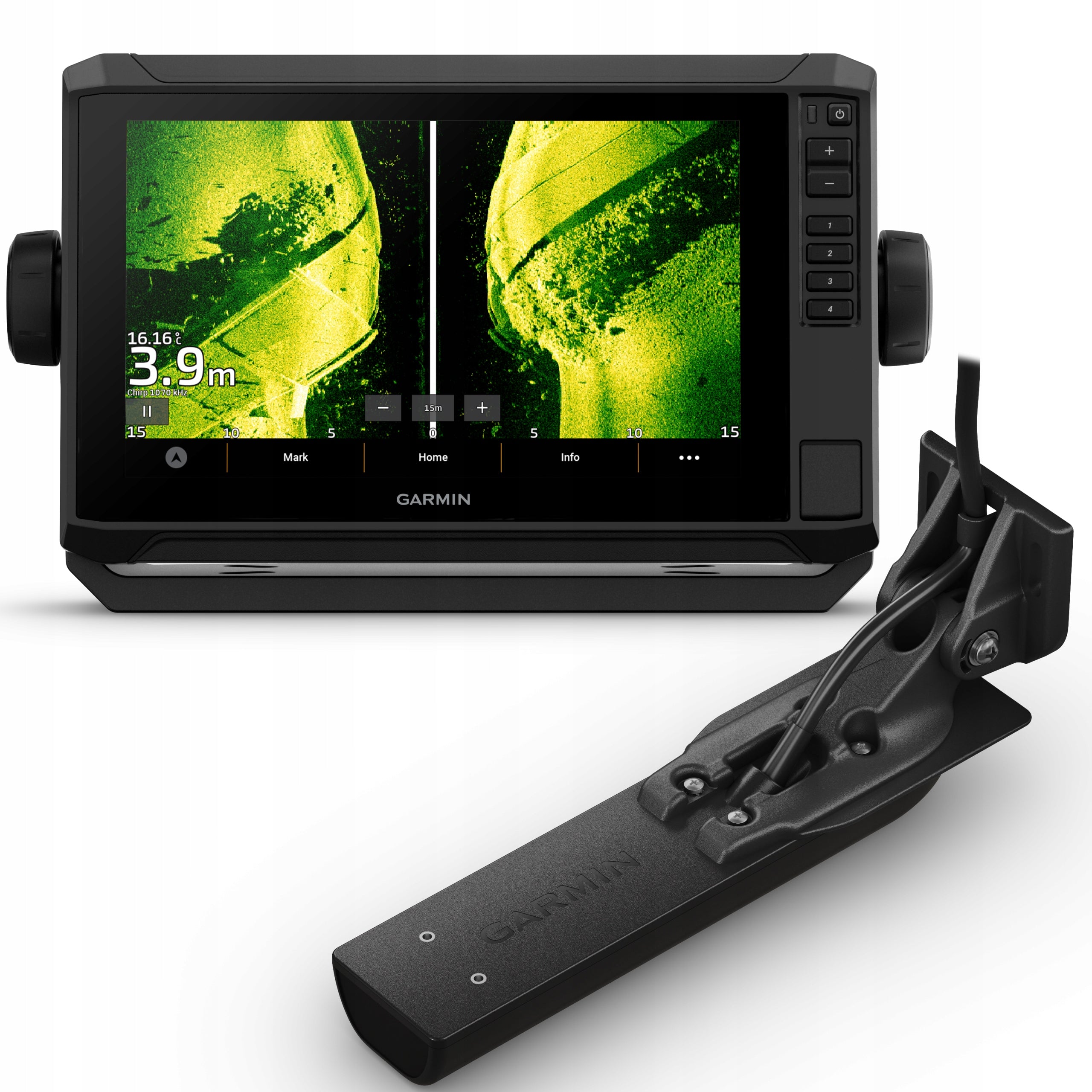 Garmin Echomap UHD2 92sv with GT56UHD-TM converter support Livescope