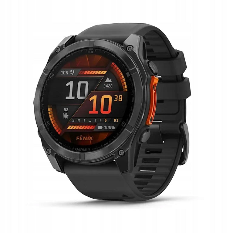 Garmin Fenix 8 3,56 cm (1.4") AMOLED 51 mm Digital 454 x 454 px Screen ...