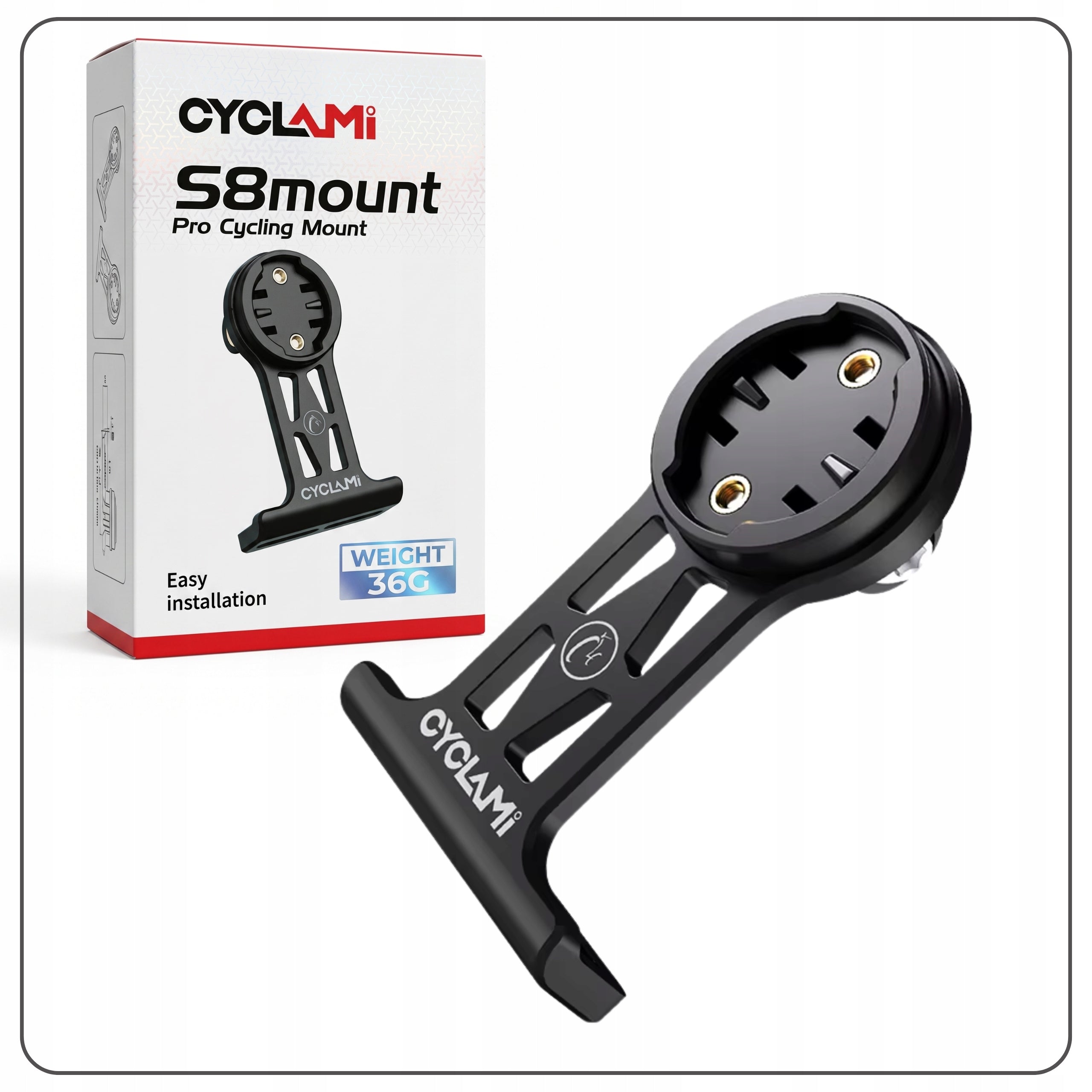 Garmin GoPro Counter Holder Aluminum Bike Bridge Mount Packaging status original