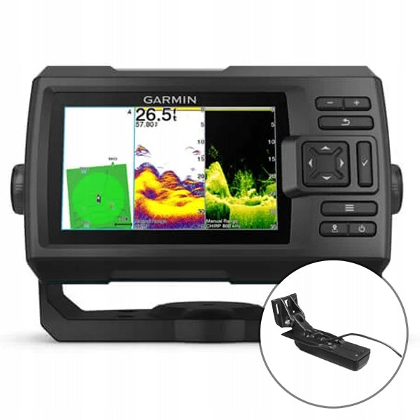 Garmin STRIKER Vivid 5cv Fishing Sounder with GT20-TM Transducer Packaging status original